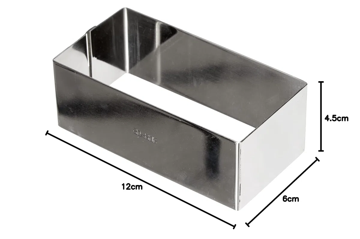 IBILI Clásica - Aro emplatar Rectangular, 12x6x4,50 cms