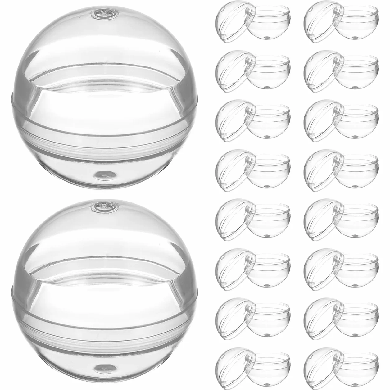 Toddmomy 100 Piezas Bolas Transparentes De Plástico Rellenables 1.1 Pulgadas para Manualidades Decoración De Fiesta Máquinas Expendedoras Y Regalos Infantiles