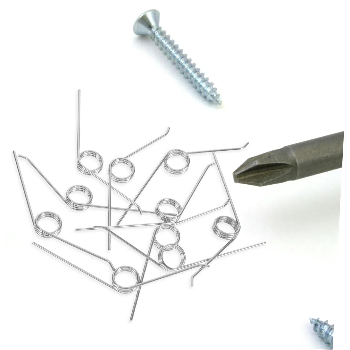 PRETYZOOM 10 Piezas Resortes De Torsión Para Tapa De Cubo De Basura De Torsión Metálico Para Reparación De Tapa De Cubo De Basura Accesorios Para