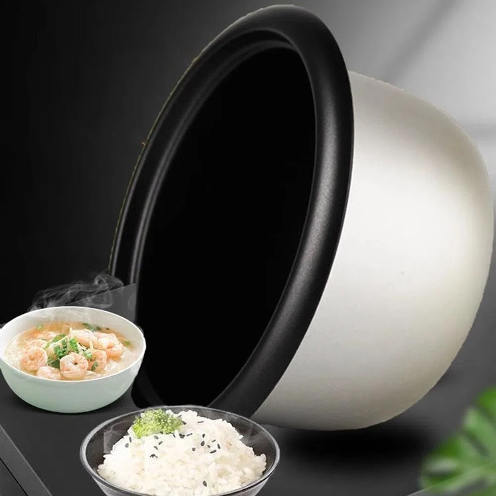 Olla interior de repuesto para olla arrocera eléctrica, recipiente de cocina extraíble antiadherente de aleación de aluminio, accesorio de cocina portátil (1,5 L)