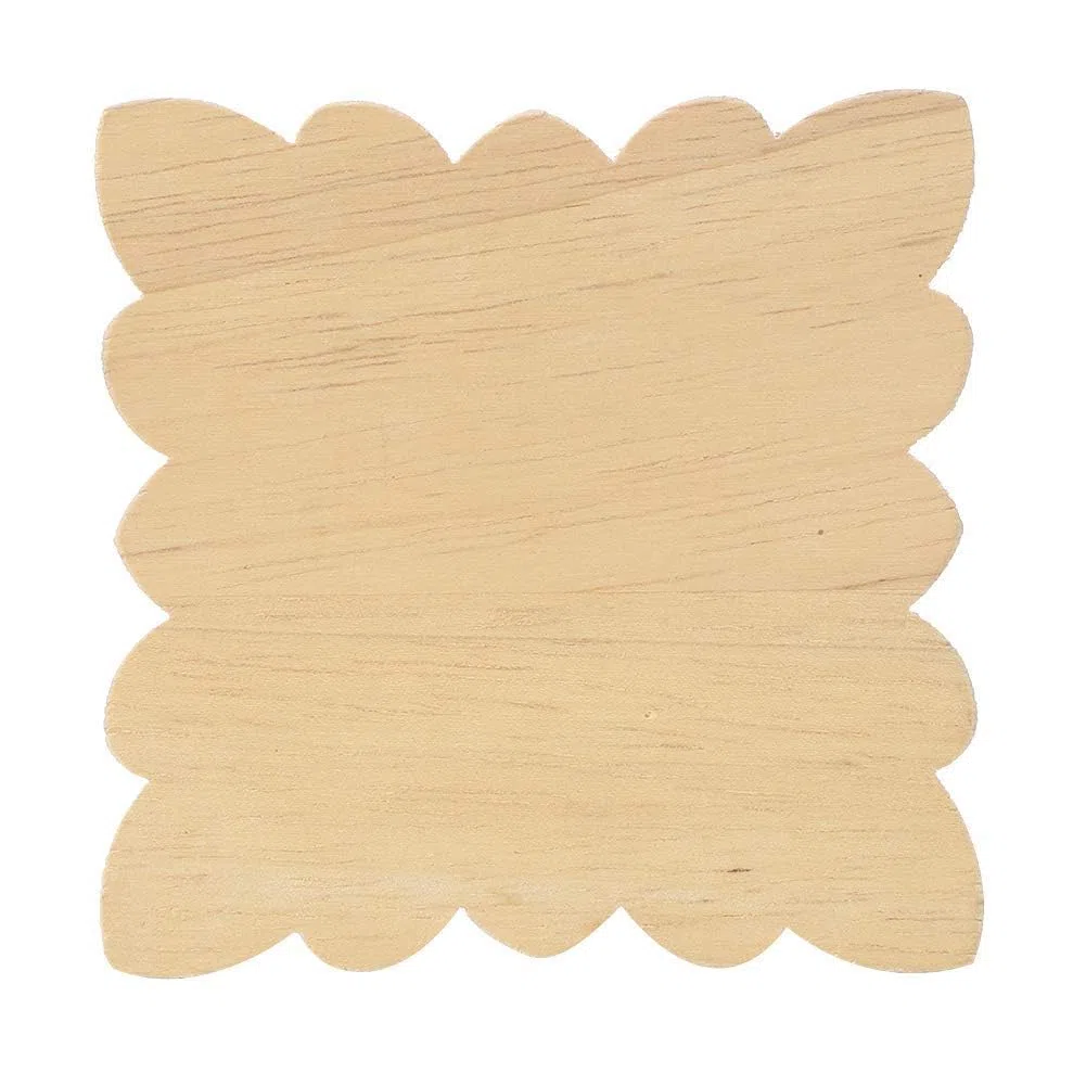 4 piezas de apliques de madera y onlays para muebles, decoración de muebles de 3.9 pulgadas