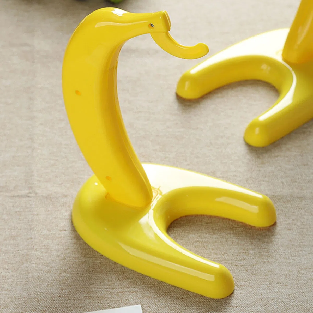 Soporte de exhibición de plátano – Colgador de árbol de plátano | Soporte de plátano de polipropileno, soporte creativo para plátanos de alimenticio, soporte de banana resistente para cocina y