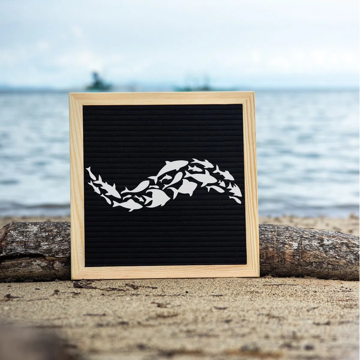 FINGERINSPIRE 2 piezas de peces para colorear con pincel, 15 x 30 cm, siluetas de peces, modelo para colorear, con motivo de animales marinos, varios stencils