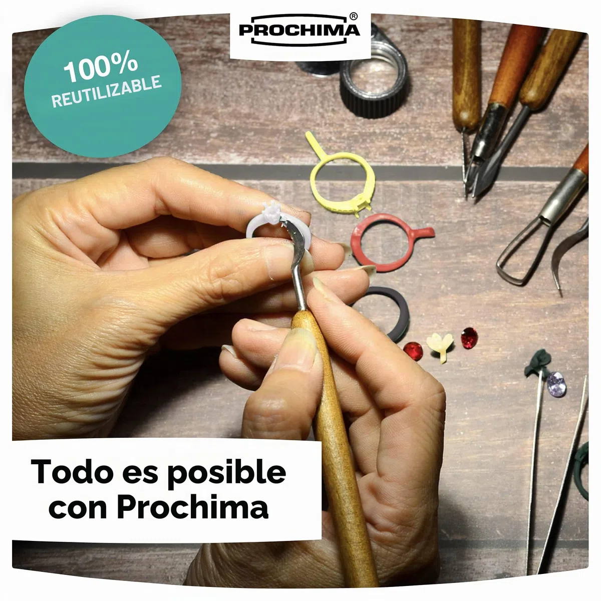 prochima cm888g500 Pan de cera, roja, Pasta Suave, 500 gr