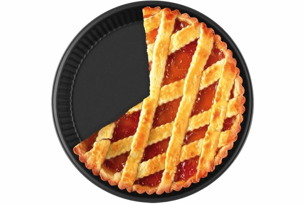 Molde para tarta Ø 28 cm, Acero con revestimiento antiadherente, Negro