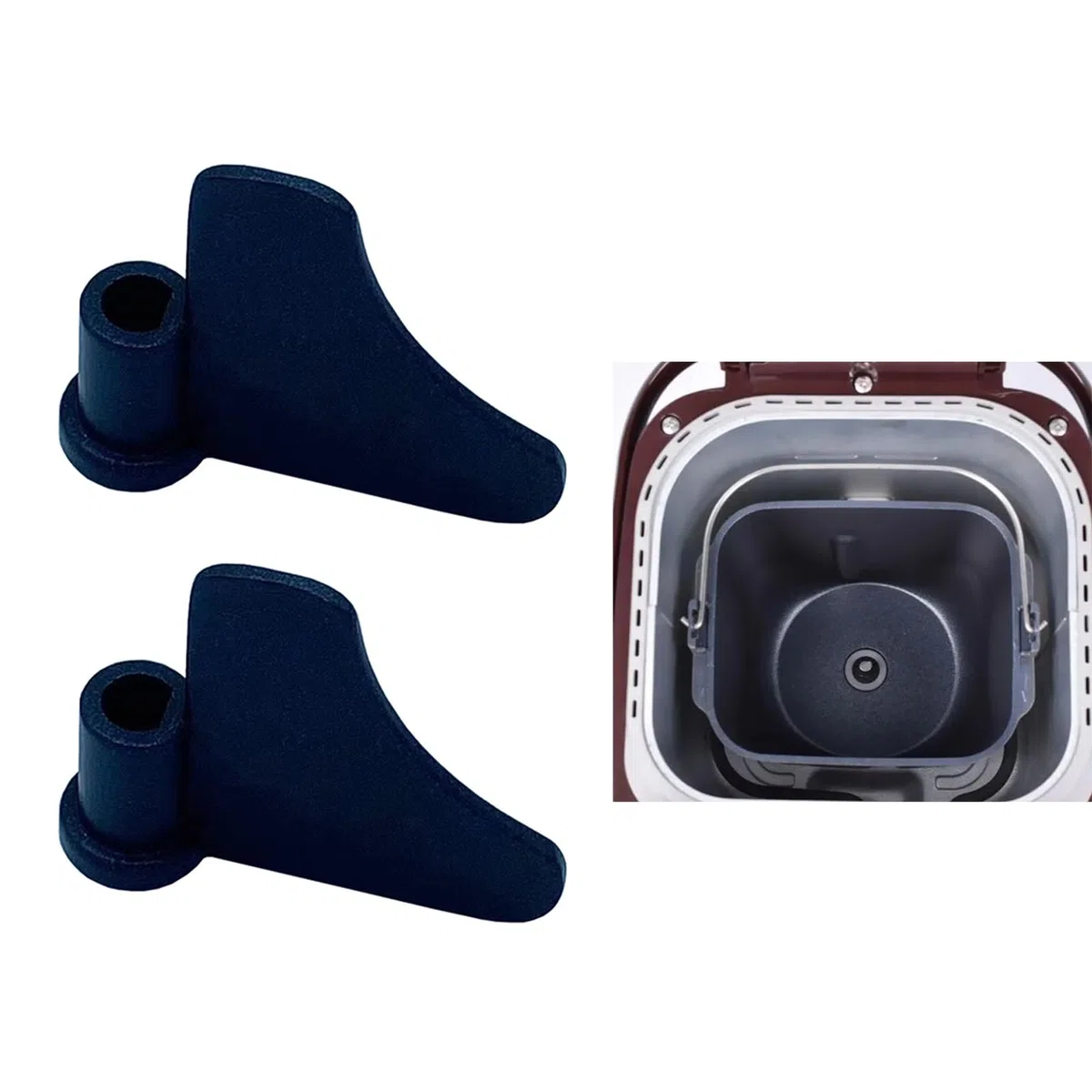 Paquete de 2 palas de repuesto para máquina de pan, accesorio de cocina, electrodomésticos, de metal