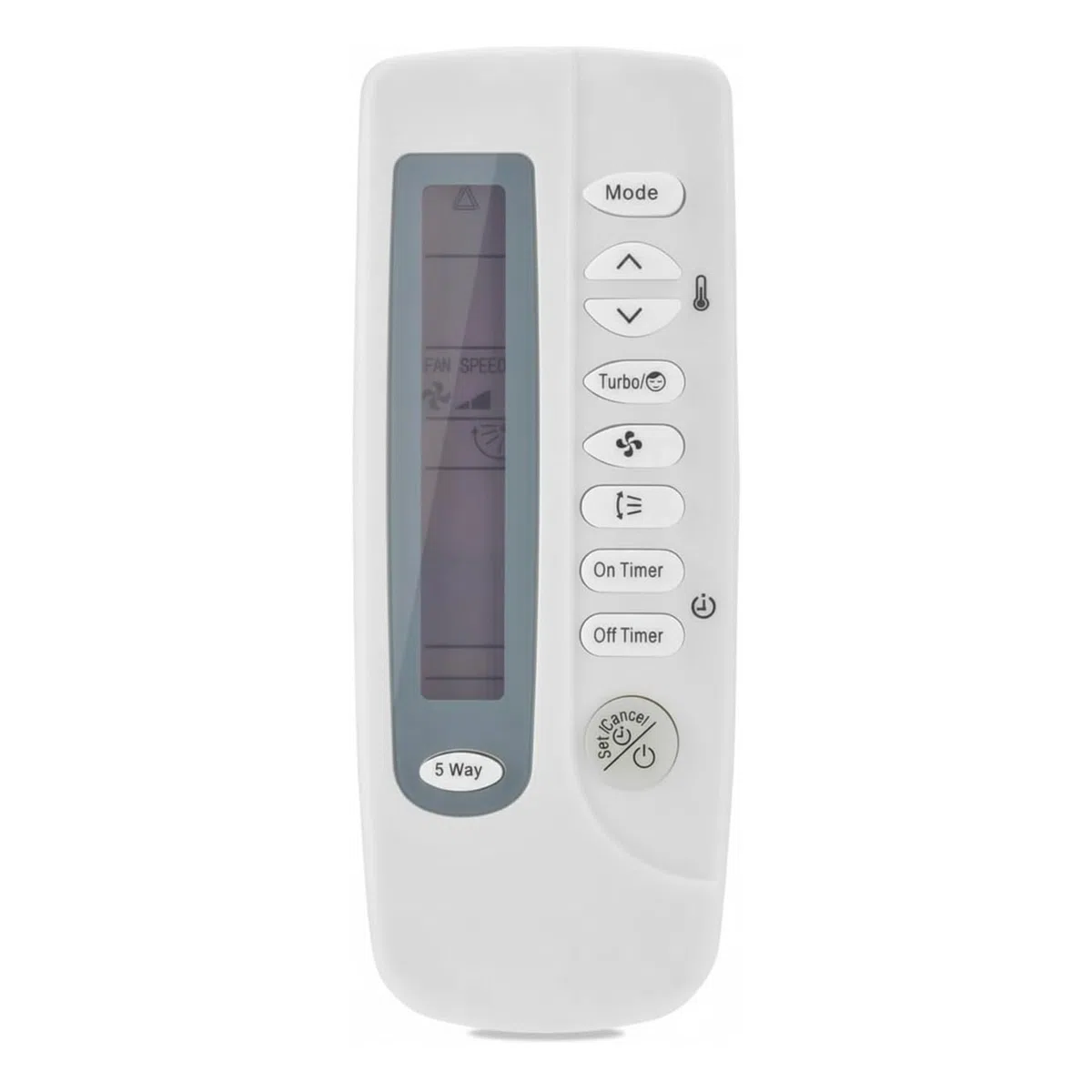 CABLEPELADO - Mando Universal Aire Acondicionado ARH-403 | Control Remoto Sustituto para Samsung y Más | Pantalla LCD y Reloj | Alcance 10m