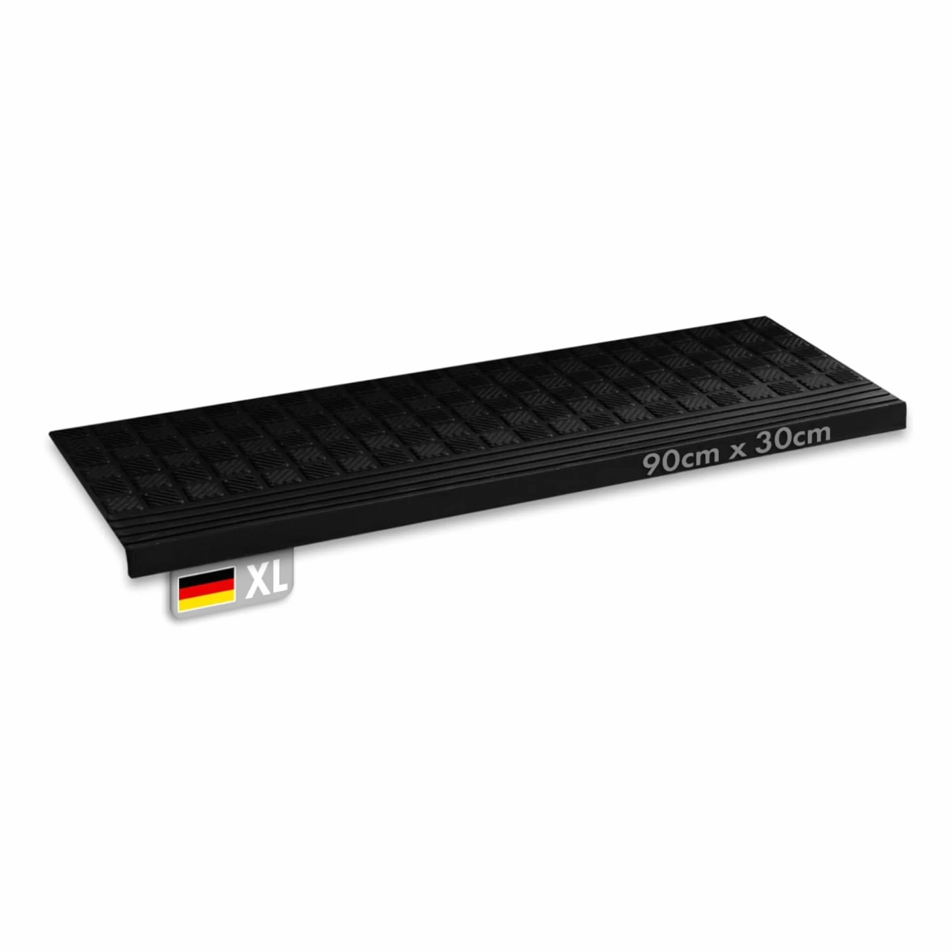 Floordirekt Diamond - Alfombrillas de goma para peldaños (30 x 90 cm, antideslizantes)